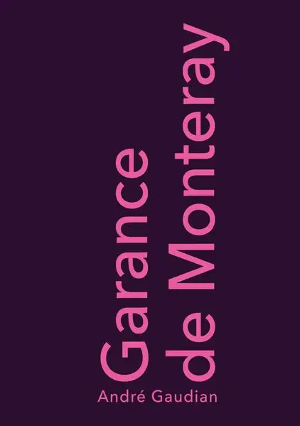 Cover: Garance de Monteray