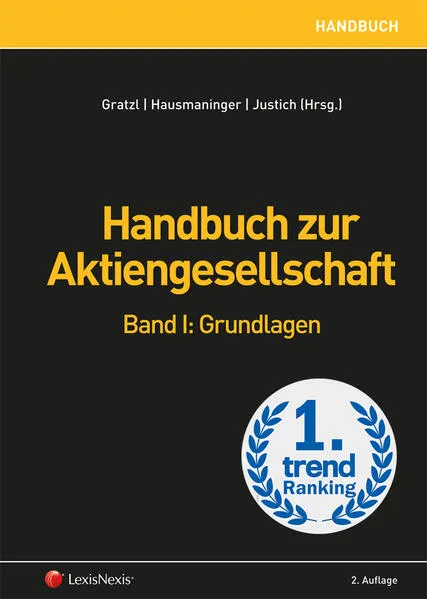 Cover: Handbuch zur Aktiengesellschaft / Handbuch zur Aktiengesellschaft, Band I