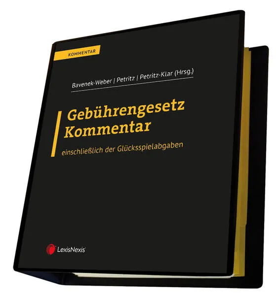 Cover: Gebührengesetz Kommentar