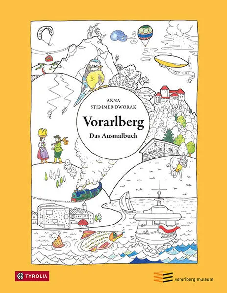 Cover: Vorarlberg. Das Ausmalbuch