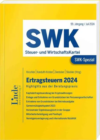 Cover: SWK-Spezial Ertragsteuern 2024