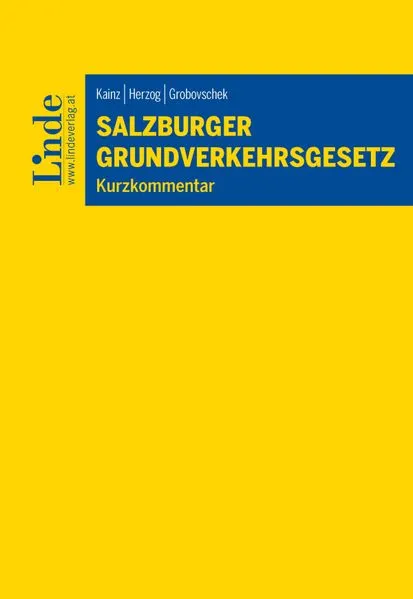 Cover: Salzburger Grundverkehrsgesetz