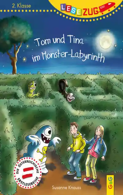 Cover: LESEZUG/2. Klasse: Tom und Tina im Monster-Labyrinth