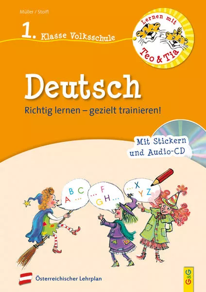 Cover: Lernen mit Teo und Tia Deutsch – 1. Klasse Volksschule mit CD