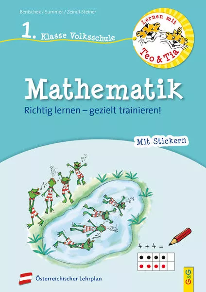 Cover: Lernen mit Teo und Tia Mathematik – 1. Klasse Volksschule