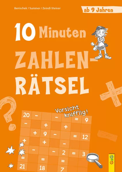 Cover: 10-Minuten-Zahlenrätsel ab 9 Jahren