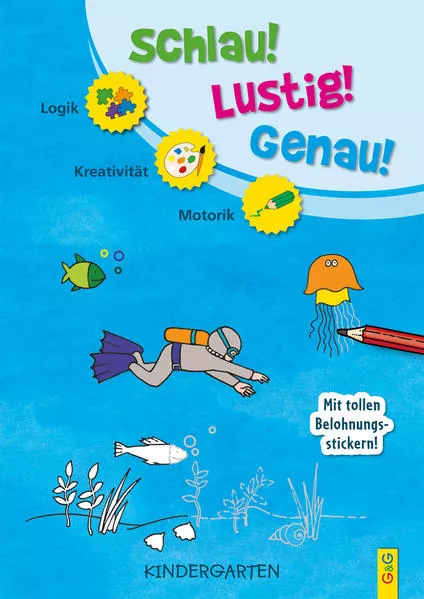Cover: Schlau-Lustig-Genau - Kindergarten