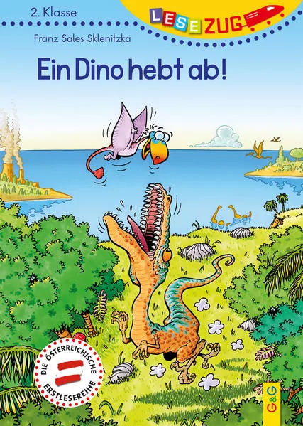 Cover: LESEZUG/2. Klasse Ein Dino hebt ab!