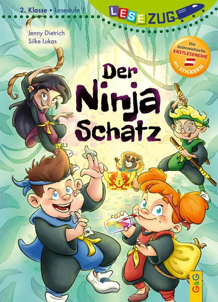 Cover: LESEZUG/2. Klasse - Lesestufe 1: Der Ninja-Schatz