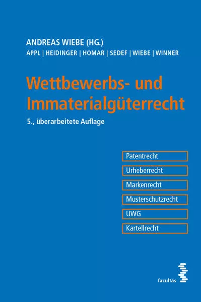 Cover: Wettbewerbs- und Immaterialgüterrecht