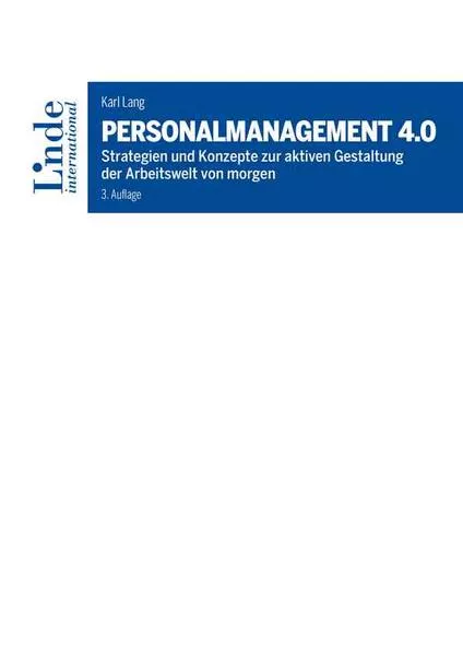 Cover: Personalmanagement 4.0