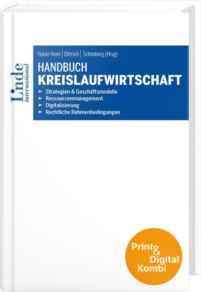 Cover: Handbuch Kreislaufwirtschaft (Kombi Print&digital)