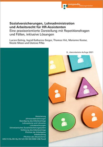 Cover: Sozialversicherungen, Lohnadministration und Arbeitsrecht für HR-Assistenten