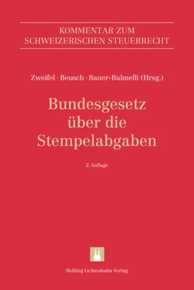 Bundesgesetz über die Stempelabgaben (StG)