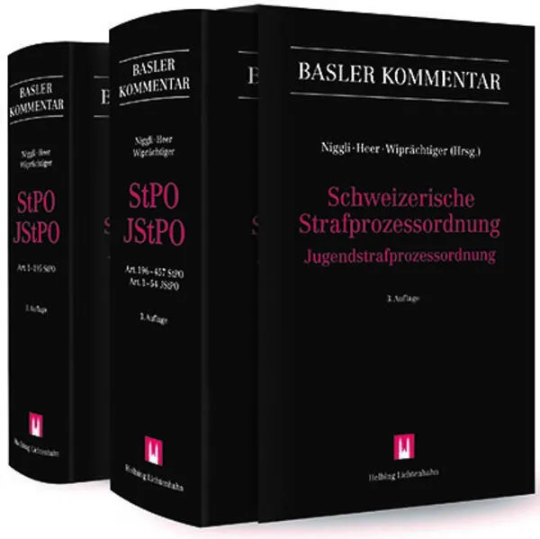 Cover: Schweizerische Strafprozessordnung/Jugendstrafprozessordnung