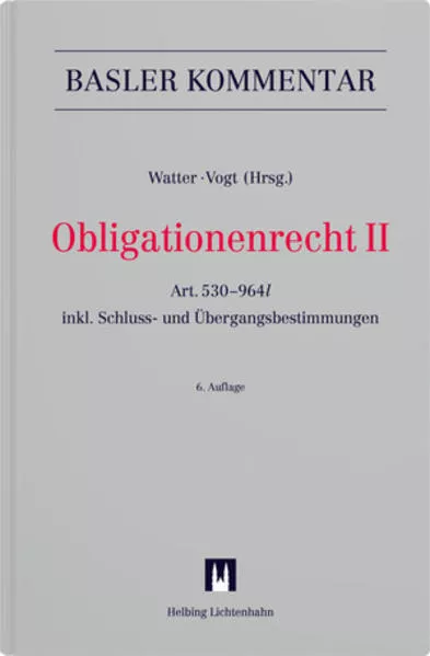 Cover: Obligationenrecht II