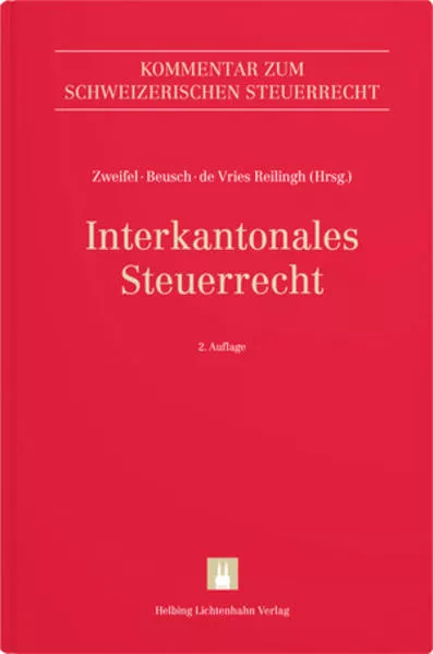 Cover: Interkantonales Steuerrecht