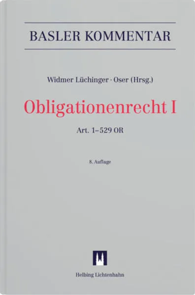 Cover: Obligationenrecht I (OR I)