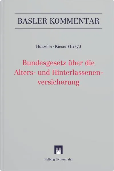 Bundesgesetz über die Alters- und Hinterlassenenversicherung (AHVG)