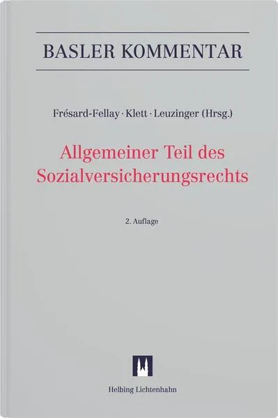Allgemeiner Teil des Sozialversicherungsrechts (ATSG)