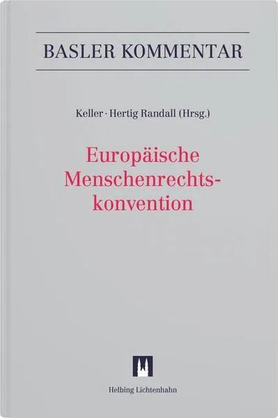 Cover: Europäische Menschenrechtskonvention (EMRK)