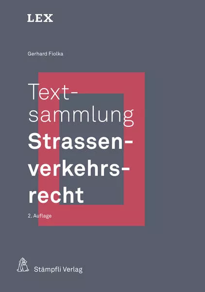 Cover: Textsammlung Strassenverkehrsrecht