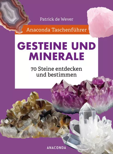 Cover: Anaconda Taschenführer Gesteine und Minerale. 70 Steine entdecken und bestimmen