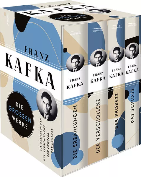 Franz Kafka, Die großen Werke (Die Erzählungen - Der Verschollene - Der Prozess - Das Schloss) (4 Bände im Schuber)</a>