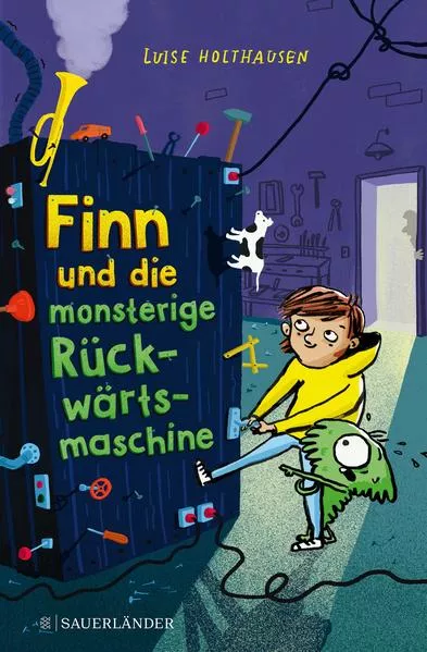Cover: Finn und die monsterige Rückwärtsmaschine