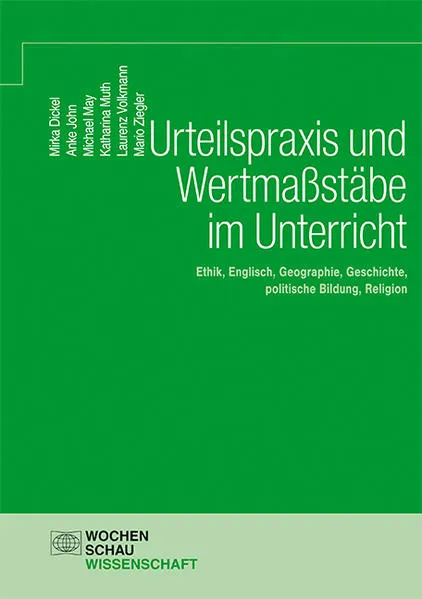 Cover: Urteilspraxis und Wertmaßstäbe im Unterricht