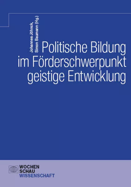 Cover: Politische Bildung im Förderschwerpunkt geistige Entwicklung