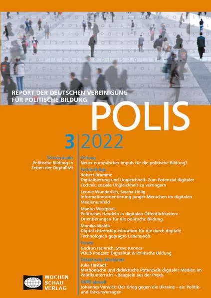 Cover: Politische Bildung in Zeiten der Digitalität