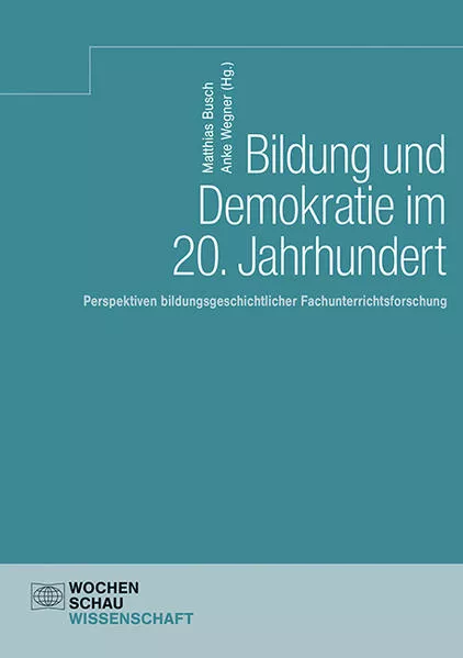 Cover: Bildung und Demokratie im 20. Jahrhundert