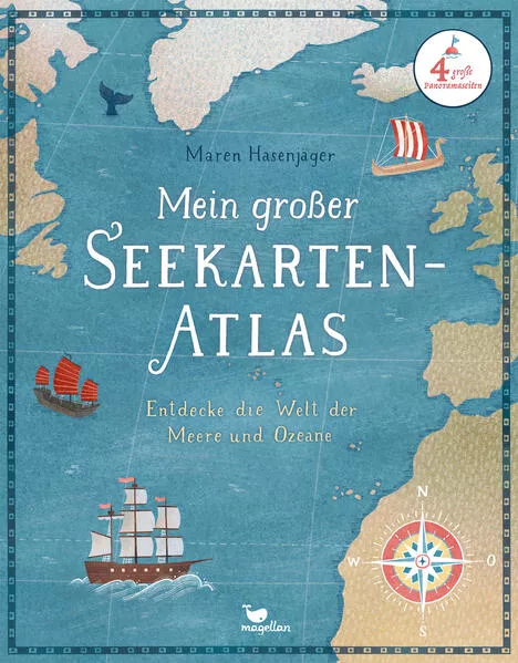 Cover: Mein großer Seekarten-Atlas - Entdecke die Welt der Meere und Ozeane