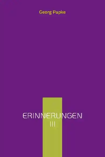 Cover: Erinnerungen III