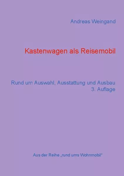 Cover: Kastenwagen als Reisemobil