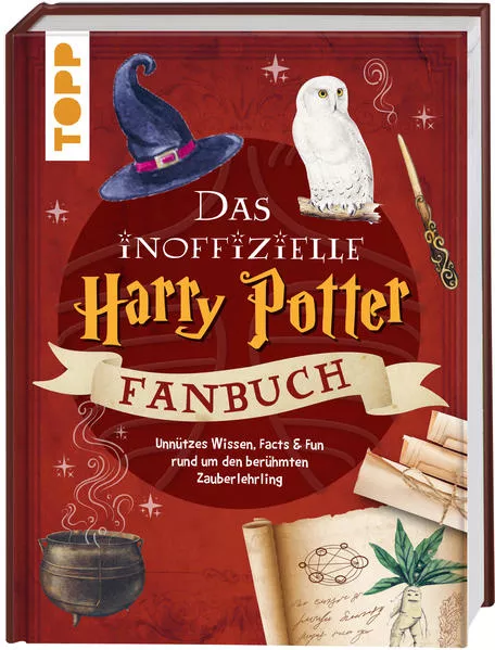 Cover: Mein inoffizielles Harry-Potter-Zauberbuch für magische Schulpausen. Zauberhafte Beschäftigungen, Rätsel, Challenges und mehr.