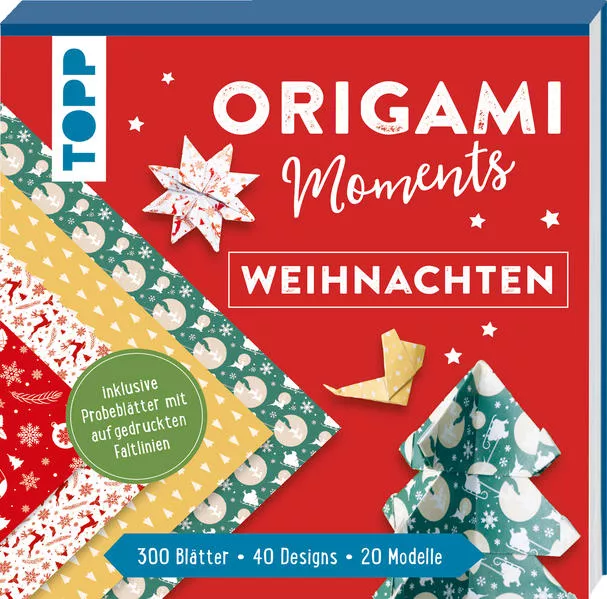 Cover: Origami Moments - Weihnachten. Der perfekte Faltspaß für Winter & Weihnachten