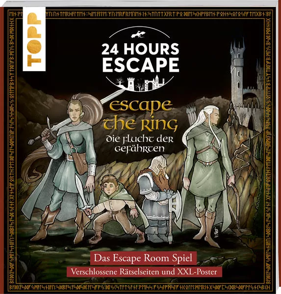 Cover: 24 HOURS ESCAPE – Das Escape Room Spiel: Escape the Ring – Die Flucht der Gefährten