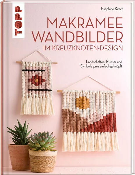 Cover: Makramee Wandbilder im Kreuzknoten-Design