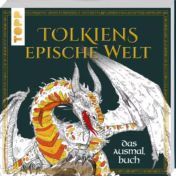 Cover: Tolkiens epische Welt. Das Ausmalbuch