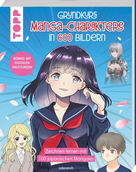 Cover: Grundkurs Manga-Charaktere in 600 Bildern