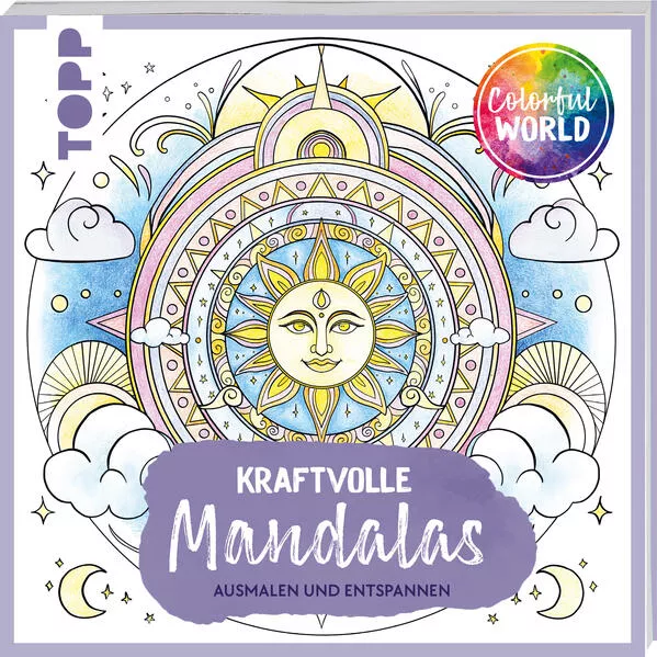 Cover: Colorful World - Kraftvolle Mandalas