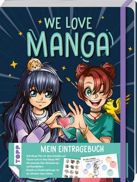 Cover: We love Manga. Eintragebuch