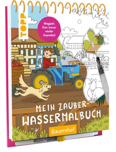 Cover: Mein Zauber-Wassermalbuch Bauernhof