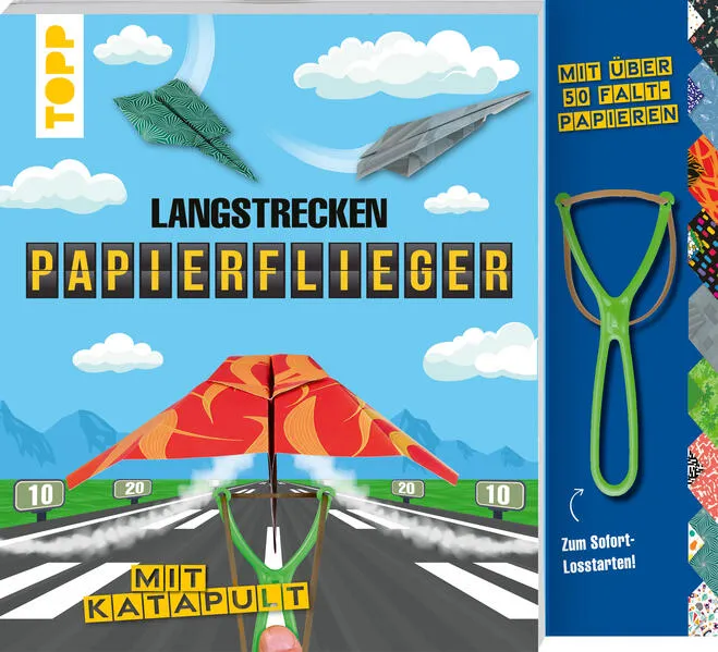 Cover: Langstrecken-Papierflieger mit Katapult