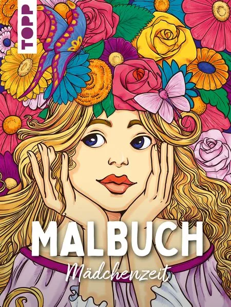 Cover: Malbuch Mädchenzeit