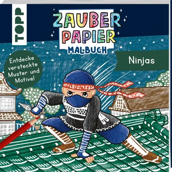 Zauberpapier Malbuch Ninjas