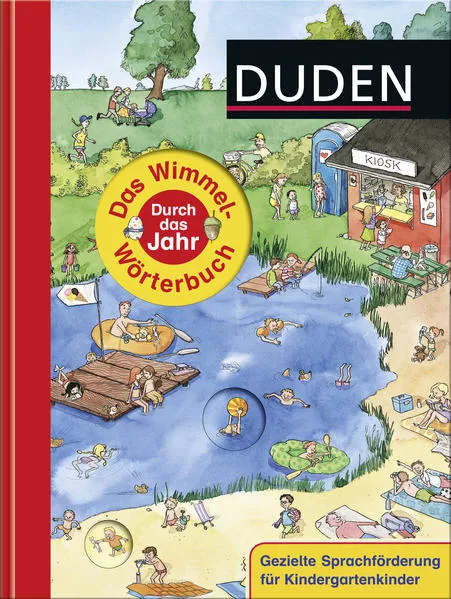 Cover: Duden: Das Wimmel-Wörterbuch - Durch das Jahr