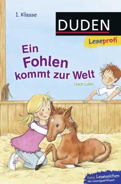 Cover: Duden Leseprofi – Ein Fohlen kommt zur Welt, 1. Klasse